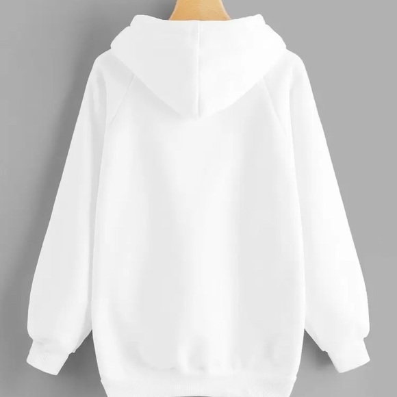 Basic white hoodie - Picture 1 of 2